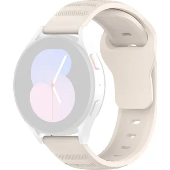 Řemínek na hodinky Techsuit Řemínek 22mm W050 Huawei Watch GT Xiaomi S1 Béžový