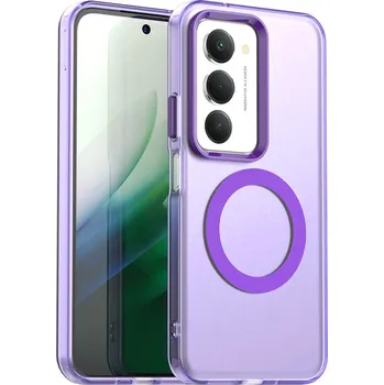 Pouzdro na mobilní telefon Techsuit CandyCase MagSafe pro Xiaomi Redmi 15 4G / Redmi 15 5G fialová