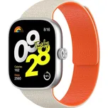 Techsuit řemínek pro Xiaomi Smart Band 9 Pro 8 Pro Redmi Watch 4 5 oranžový