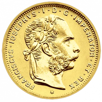 Münze Österreich - Zlatá investiční mince Osmizlatník Františka Josefa I. 8 gulden 20 Franků 1892 (novoražba) - 6.45 g