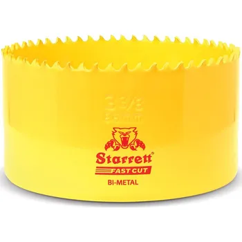 Vrták STARRETT Vykružovací vrták korunkový HSS 86mm, bimetalová děrovka - novinka FAST CUT!