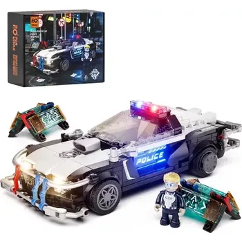 police Lumibricks Cyberpunk Neoncity - Police Patrol Car (F9043)