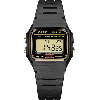 Hodinky Pánské hodinky CASIO F-91W-1YER (zd086a) - Klasické + BOX Barva (Varianta): tay-19749-uniw