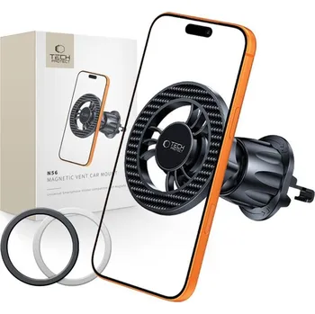 Tech-Protect N56 Magnetický držák do auta Magsafe Vent Carbon Black