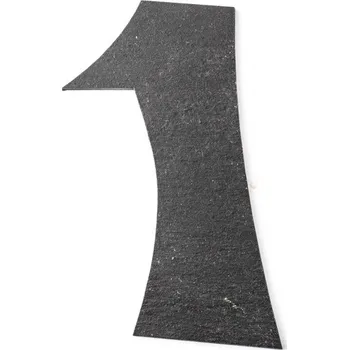 Gutta číslice břidlicová - velká číslice 1 tmavě šedá
