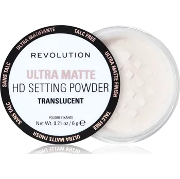 Pudr Revolution Ultra Velvet Loose Setting Powder matující transparentní pudr 6 g