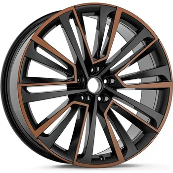 Alu kolo Alu kolo AQUARIUS 9J x 21 5x112 ET42 - Černá metalíza Měděná