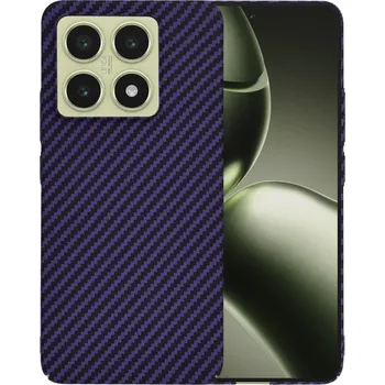 Pouzdro na mobilní telefon Techsuit Carbonite FiberShell pro Xiaomi 14T fialová