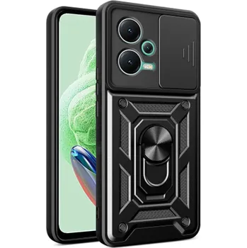 Pouzdro na mobilní telefon Techsuit CamShield řada Xiaomi Redmi Note 12 5G Poco X5 černá