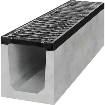 Gutta betonový žlab B125 spádový 14 / 1000 x 200 x 250 mm