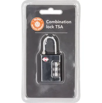 TSA číselný visací zámek BLACK
