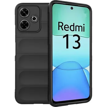 Pouzdro na mobilní telefon Techsuit Kouzelný štít Xiaomi Redmi 13 Poco M6 4G Černý