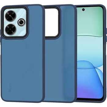 Pouzdro na mobilní telefon Techsuit HaloFrost Series Xiaomi Redmi 13 Poco M6 4G v tmavě modré