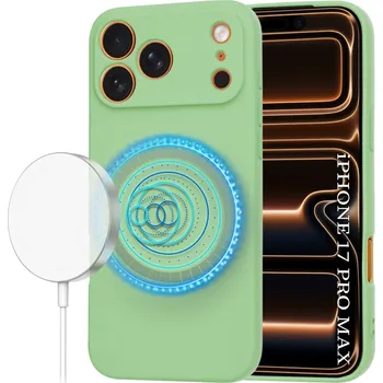 Pouzdro na mobilní telefon Techsuit SoftFlex MagSafe pro iPhone 17 Pro Max v mátově zelené