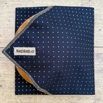 chlebník Chlebousek - tmavě modrý sváteční Magsbags.cz