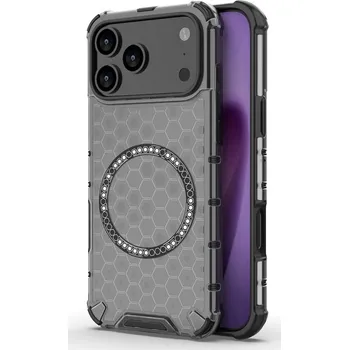 Pouzdro na mobilní telefon Techsuit HoneyComb Shield MagSafe pro iPhone 17 Pro Max černý