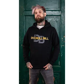 Pánská mikina Mikina Divokej Bill - klokan pánská totem černá - XXXL