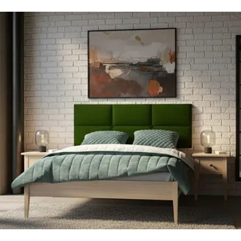 Postel Buková postel ROMA Natur TA2 s čalouněným čelem Rozměry postele: 100 x 200 cm