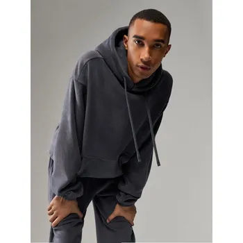 Pánská mikina Flísová mikina - S - House - tmavošedý - 974IG-90X