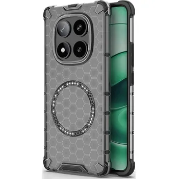 Pouzdro na mobilní telefon Techsuit HoneyComb Shield MagSafe pro Xiaomi Redmi Note 14 Pro 5G Poco X7 černá