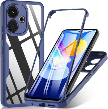 Pouzdro na mobilní telefon Techsuit ColorVerse 360 Series + Ochranná fólie Xiaomi Redmi 13 / Poco M6 4G Modrá