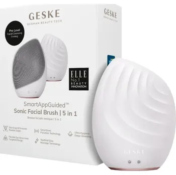 Elektrický čistič pleti GESKE - Sonický čisticí kartáček na obličej 5v1 (Sonic Facial Brush) Starlight