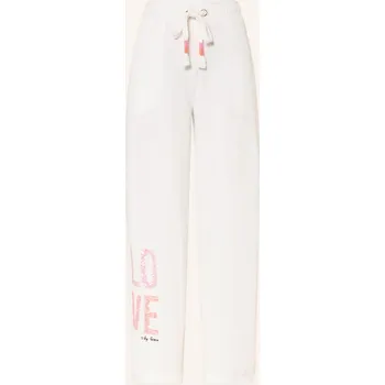 Grace Dámské Kalhoty Z Materiálu Nicki S Flitry, bílá, 40