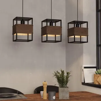 Eglo 43805 - Lustr na lanku EVESHAM 3xE27/40W/230V