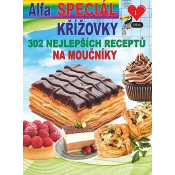 Kniha Křížovky speciál 1/2024: 302 receptů na moučníky - Alfasoft (2024, brožovaná)