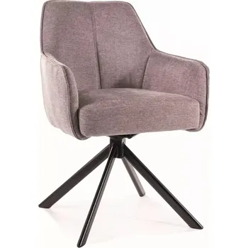 Křeslo Otočné jídelní křeslo Notti šedé