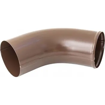 okap Gutta barevné výtokové okapové koleno 100 mm RAL 8017