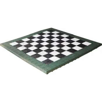 Venkovní dlažba Gutta šachovnice mini - s figurkami gumová dlažba 100 x 100 cm zelená