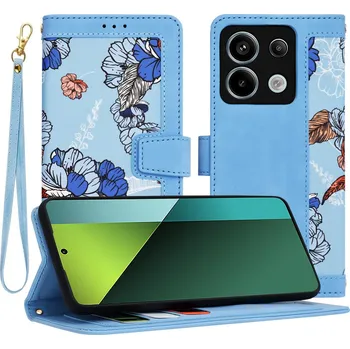 Pouzdro na mobilní telefon Techsuit Vyklápěcí kryt Redmi Note 13 Pro 5G Poco X6 Zářivě modrá