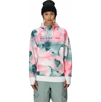 Pánská mikina 686 mikina - Wmns Bonded Flc Pullover Hoody Geranium Pink Ink (GPIK) velikost: XL