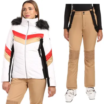 Dámský lyžařský komplet Lin WHT 46 + Dione BEG 44