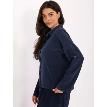 Dámská košile Tmavě modrá dámská košile Italy Moda modrá 3465314