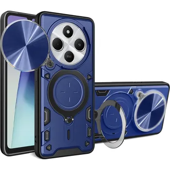 Pouzdro na mobilní telefon Ochranné pouzdro Techsuit CamGuard Pro pro Xiaomi Redmi 14C Poco C75 modré