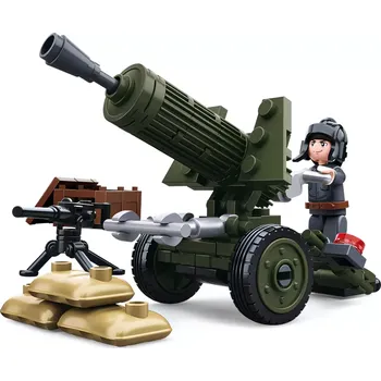 Stavebnice Sluban Sluban WWII protitankový kanón 4v1 ministavebnice