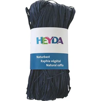 Stuha Provázek přírodní lýko - námořnická modř