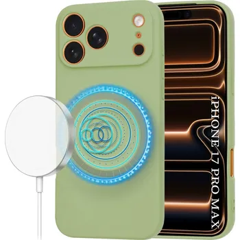 Pouzdro na mobilní telefon Techsuit SoftFlex MagSafe pouzdro iPhone 17 Pro Max matcha