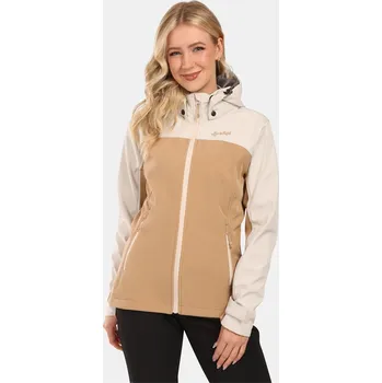 Cyklistická bunda KILPI - Bunda dámská softshell RAVIA-W, béžová