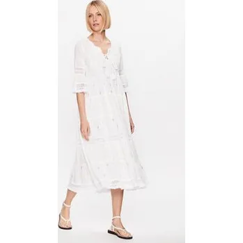 Dámské šaty Iconique Plážové šaty IC23 026 Bílá Regular Fit S