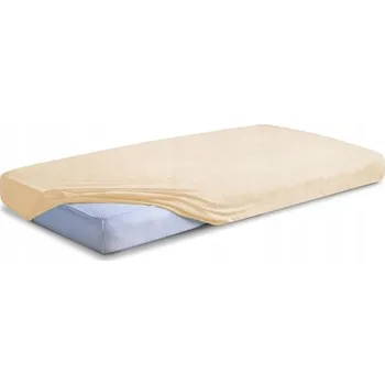 Prostěradlo Prześcieradło JERSEY Premium s gumou 220x200 Krémové
