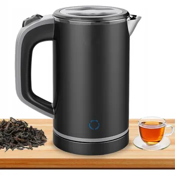Rychlovarná konvice CESTOVNÍ ELEKTRICKÁ KONVICE Z NEREZOVÉ OCELI 800ML 600W RYCHLÉ VAŘENÍ