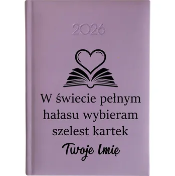 Kalendář Knižní kalendář 2026 A5 FunnyCase fialový