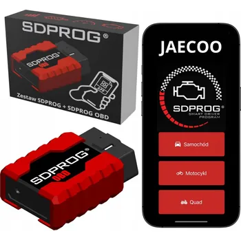 Autodiagnostika Jaecoo Diagnostický Tester OBD2 Skenner SDPROG + Aplikace pro Android a iOS