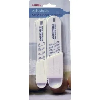 Příbor Kuchyňské odměrky lžíce nastavitelné 2 ks pro suché i tekuté ingredience