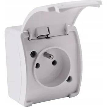 Elektrická zásuvka Bílá Elektrická Zásuvka Viplast