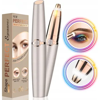 Strojek na vlasy Elektrický zastřihovač obočí pro ženy, bezbolestný a precizní