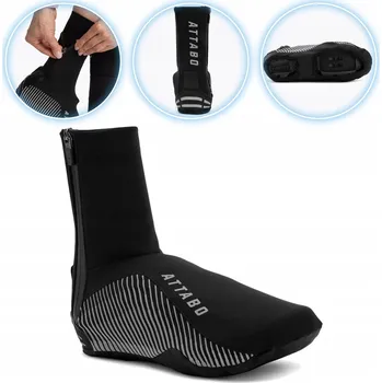 Pracovní obuv Návleky na cyklistické boty ATTABO DEFENSE MAX PRO černé 42-43